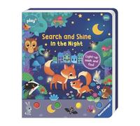 Ravensburger Play+ Search and Shine In The Night - Infant Sensory Book - Toddler Activity and Development Gifts - 24 Months+ (2 Years)