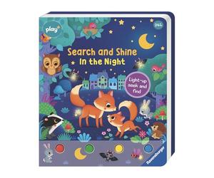 Ravensburger Play+ Search and Shine In The Night - Infant Sensory Book - Toddler Activity and Development Gifts - 24 Months+ (2 Years)