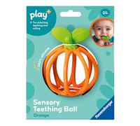 Ravensburger Play+ Sensory Teething Ball - Orange - Gentle Teething Relief - Easy-to-Grasp Design - Engages Fine Motor Skills