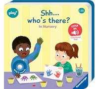 Ravensburger Play Shh Who's There At the Nursery Book, My First Look and Find Baby Sensory Book, Toddler Activity and Development Gifts, 12 Months (1 Year)