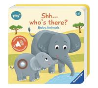 Ravensburger Play+ Infant & Toddler - Shhh…Who's there? Baby Animals My First Seek and Find Sound Book : Search and find
