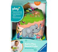 Ravensburger Play+ Wild Animals Roll & Play Sound Cube Baby Toy 6m+
