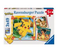 Ravensburger Pokemon 3x49 Pieces Jigsaw Puzzles for Kids Age 5 Years Up
