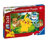 Ravensburger Pokemon Jigsaw Puzzles for Kids Age 3 Years Up - 2x 24 Pieces - Educational Toddler Toys and Games