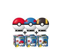 Ravensburger Pokemon Pokeball 3D Puzzle Triple Pack One Colour