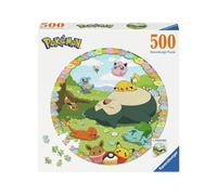 Ravensburger Pokemon Gifts - Circular Shaped 500 Piece Jigsaw Puzzle for Adults and Kids Age 10 Years Up