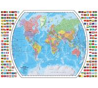 Ravensburger Political World Map 1000 Piece Jigsaw Puzzle for Adults - 12000664
