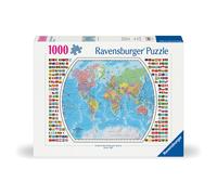 Ravensburger Political World Map (12000664) Puzzle 1000 Pieces