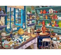 Ravensburger Pottery Studio Sanctuary 500 Piece Jigsaw Puzzle for Adults and Kids Age 10 Years +