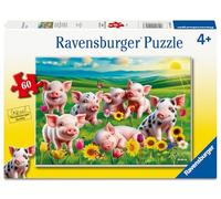 Ravensburger Precious Piglets 35 Piece Jigsaw Puzzle for Kids Age 4+ | Farm Animals Puzzle for Boys & Girls | Educational Preschool Toy