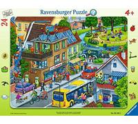 RAVENSBURGER PUZZLE 05245 Ravensburger Children's Puzzle-Our Green City-24 Pieces Frame Puzzle for Children from 4 Years with Search Game
