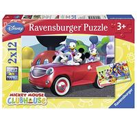 Ravensburger Puzzle - 07565 Child Classic - Mickey Mouse, Minnie Mouse and Friends - 2 x 12 Pieces