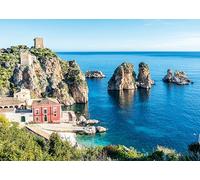 Ravensburger - Puzzle 1000 Pieces Scopello, Sicily | Puzzle 1000 Pieces Landscapes with a Size of 70 x 50 cm | Gift for Adults and Children from 14 Years and Over