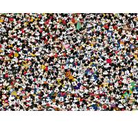 Ravensburger 12000529 - Mickey Challenge - 1000 pieces jigsaw puzzle - Puzzle for adults and kids age 14 years up, disney jigsaw, disney gifts