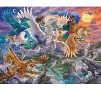 Ravensburger Puzzle 12000806 - Auf dem Pegasus durch die Lüfte - 2000 Teile Puzz