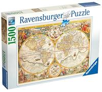 Ravensburger - Puzzle 1500 - Historical Map (10216381) Multicoloured 16381