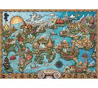 Ravensburger Puzzle 16728 - Mysterious Atlantis - 1000 Pieces Puzzle for Adults and Children from 14 Years