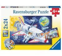 Ravensburger Puzzle 17109 Ravensburger Children's Puzzle-05665 Journey Through Space 2 x 24 Pieces Puzzle for Children from 4 Years