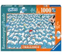 Ravensburger Puzzle 17291 Smurfs Challenge 1000 Pieces Smurfs Puzzle for Adults and Children from 14 Years
