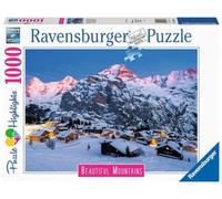 Ravensburger Puzzle 17316 Bernese Oberland, Mürren - 1000 Pieces Puzzle, Beautiful Mountains Collection, for Adults and Children from 14 Years, White