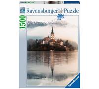 Ravensburger Puzzle 17437 The Island of Wishes, Bled, Slovenia - 1500 Pieces Puzzle for Adults and Children from 14 Years