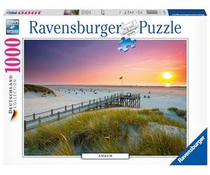 Ravensburger Puzzle 19877 Sunset Over Amrum 1000 Pieces Puzzle for Adults and Children from 14 Years Old Puzzle with Beach Motif from the North Sea