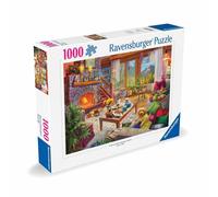 Ravensburger Puzzle 2D 1000 elementów: Przytulny pokój, Nowy Design Neues Design