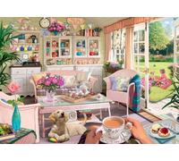 Ravensburger Puzzle 2D 1000 elementów: Słoneczne popołudnie, Nowy Design Neues D