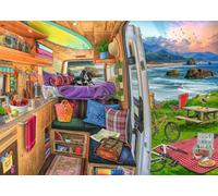 Ravensburger Puzzle 2D 1000 elementów: Widok z kampera, Nowy design