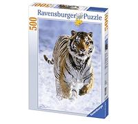 Ravensburger Puzzle - 500 Pieces - 144754 Tiger In The Snow