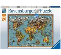 Ravensburger Puzzle - Butterfly World Map (500 Piece)