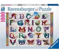 Ravensburger Puzzle Dragon Alphabet - Jigsaw Puzzle - 1000 pieces
