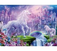 Ravensburger - Puzzle: Glitter Unicorn, Puzzle 6 Years or older, Puzzle Adults, Puzzles Children 6 Years, Kids Puzzle, Puzzle 100 Pieces XXL, Gift Child 6 Years, Puzzle, Jigsaw