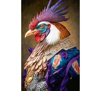 Ravensburger Puzzle Moment: Rooster General 200 Piece Jigsaw Puzzle for Adults - 12001323 - Handcrafted Tooling Made in Germany Every Piece Fits Tog