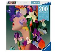 Ravensburger Puzzle Moments Flower Heads Iris - 200 Piece Jigsaw Puzzle for Adults | Relaxing Mindfulness Activity | Premium Quality Puzzle for Stress Relief & Me-Time