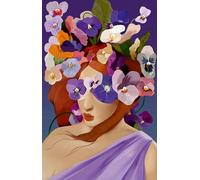 Ravensburger Puzzle Moments - Flower Heads Violet | 200 Piece Jigsaw Puzzle for Adults | Relaxing Mindfulness Activity | Premium Quality Puzzle Made in Germany