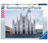 Ravensburger Puzzle, Puzzle 1000 Pieces, Cathedral of Milan, Puzzle for Adults, Puzzle Landscapes, Puzzle Ravensburger Print