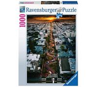 RAVENSBURGER PUZZLE Lombard Street, Ravensburger 16732 Jigsaw Puzzle San Francisco 1000 Pieces, Multicoloured