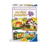 Ravensburger Kinderpuzzle - 12000854 Kleine Tierfamilien - 2,4,6,8 Teile Puzzle