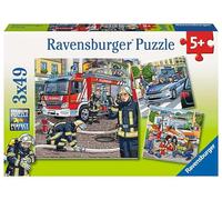 Ravensburger Puzzle - Zoo Animals - 3 Puzzles in a Box (49-piece each), [Amazon Exclusive]