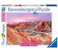 Ravensburger - Rainbow Mountains, China, Beautiful Mountains Collection, 1000 Pieces, Adult Puzzle