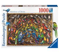 Rainbow of Birds 1000 Piece Jigsaw Puzzles for Adults and Kids Age 12 Years Up