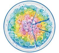 Ravensburger RAV Puzzle Circle of Colors Rainbow Cake 17349