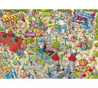 Ravensburger Ray’s Comic Series 1000 Piece Jigsaw Puzzle - Funny Holiday Resort Cartoon by Artist Ray Nicholson - Family Puzzle for Adults & Teens