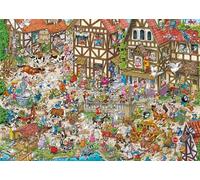 Ravensburger Ray’s Comic Series Time Travel No.2 - Middle Ages | 1000 Piece Jigsaw Puzzle for Adults & Teens | Funny Cartoon Comic Puzzle by Ray Nicholson