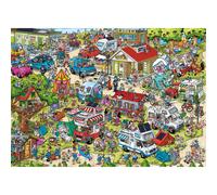 Ravensburger Ray's Comic Series The Campsite 1000 Piece Jigsaw Puzzles for Adults and Kids Age 12 Years Up