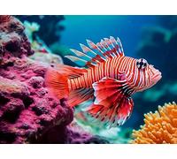 Ravensburger Red Lionfish 500 Piece Jigsaw Puzzle for Adults Age 10 Years Up