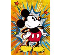 Ravensburger 15391 Mickey Retro Mouse 1000pc Jigsaw Puzzle, Black