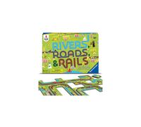 Ravensburger Rivers, Roads And Rails - Childrens Game