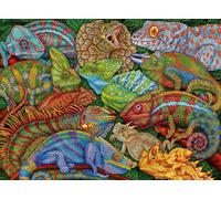 Ravensburger Riveting Reptile Animals - 300 Piece Jigsaw Puzzle for Kids Ag